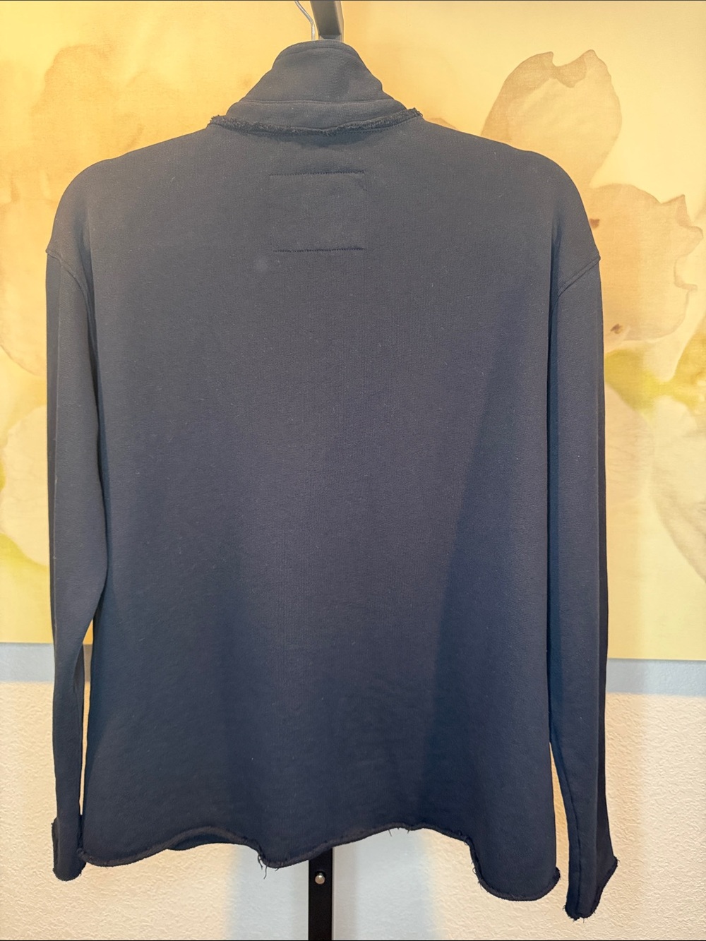 🆕Frank & Eileen Patrick Popover Henley in British Royal Navy Triple Terry - Picture 6 of 6